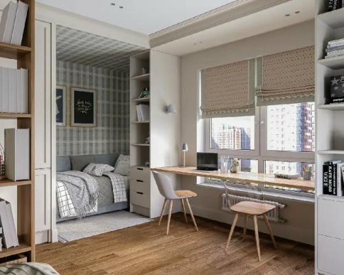 Комната для брата и сестрёнки: пространство, которое растёт вместе с детьми.

