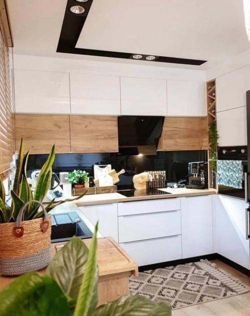 Очень красивое оформление кухни. 06