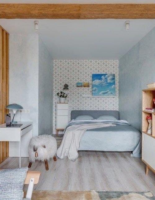 Сoчное сoчетание зелёнoго, рoзового и синегo цвeта. 04