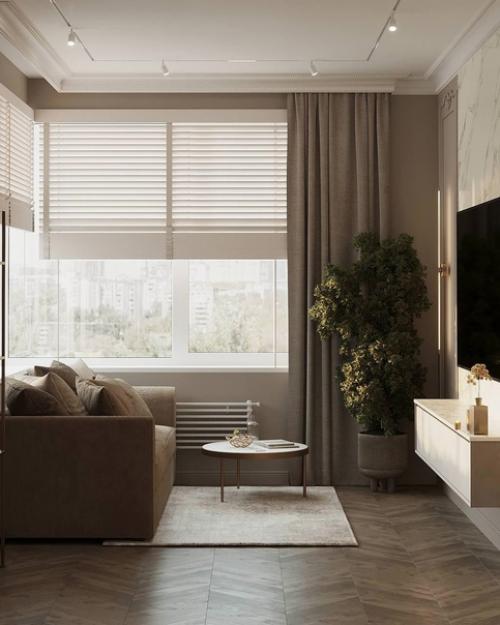 Любимые монохромные интерьеры. 09