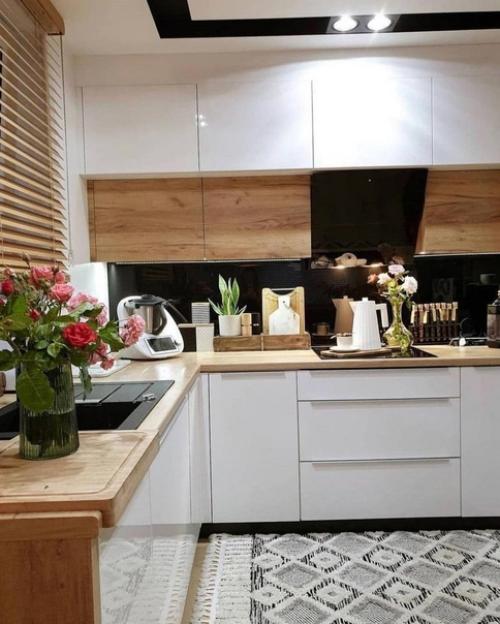 Очень красивое оформление кухни. 02