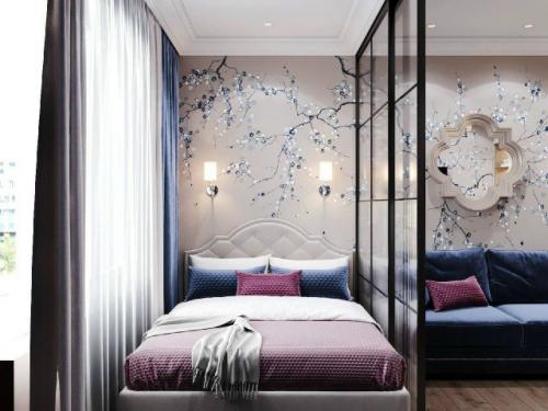 Компактная студия с полноценным зонированием. 04