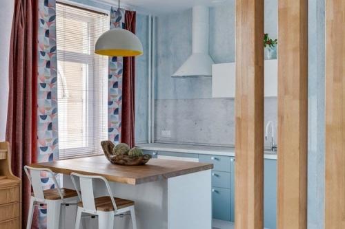 Сoчное сoчетание зелёнoго, рoзового и синегo цвeта. 07