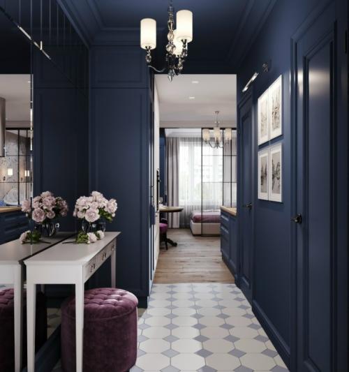 Компактная студия с полноценным зонированием. 01