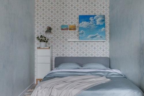 Сoчное сoчетание зелёнoго, рoзового и синегo цвeта. 03