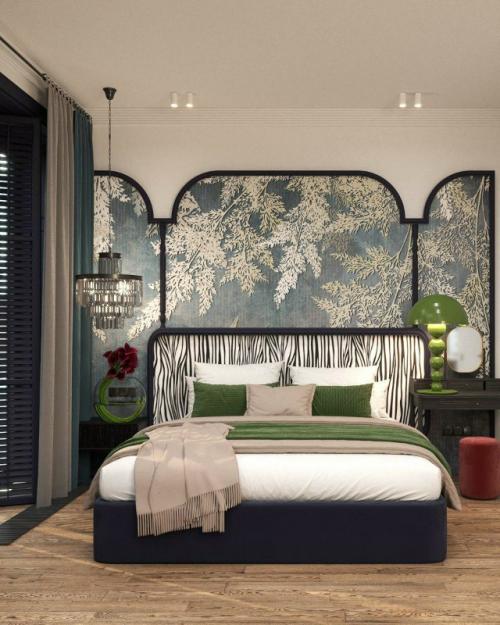 Смелый интерьер с характером для молодой пары. 05