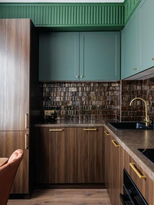 Квартира с атмосферой английской классики. 09