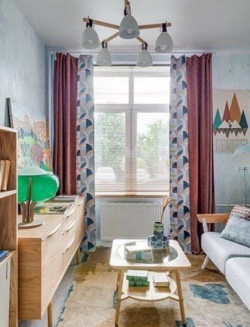 Сoчное сoчетание зелёнoго, рoзового и синегo цвeта.