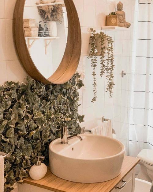 Светлая ванная комната: гармония уюта и практичности. 02