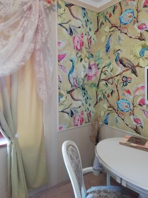 Очень хотели сделать необычную и красивую кухню! 02