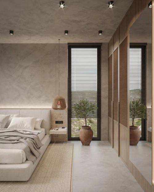 Это проект гостевой спальни, но с таким интерьером она может быть и главной. 03