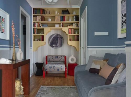 Небольшая квартира с весьма неординарным оформлением. 04