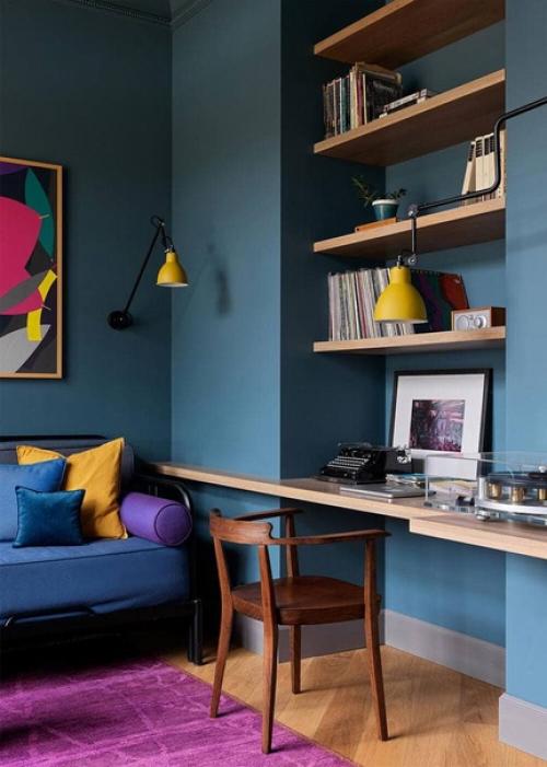 Яpкий эклeктичный интeрьeр тpёхкомнатной кваpтиры. 01