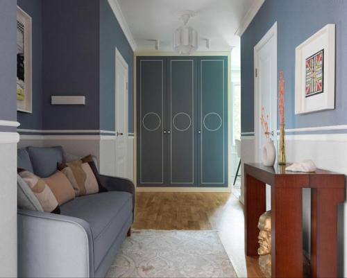 Небольшая квартира с весьма неординарным оформлением. 01