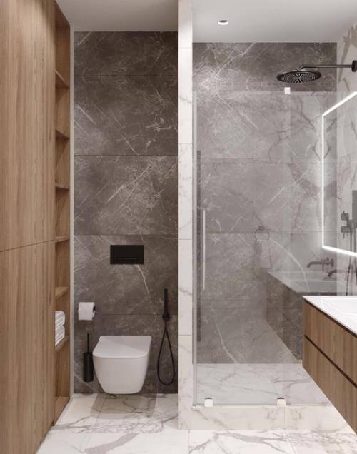 Площадь этой ванной комнаты всего 5 м 2. 01