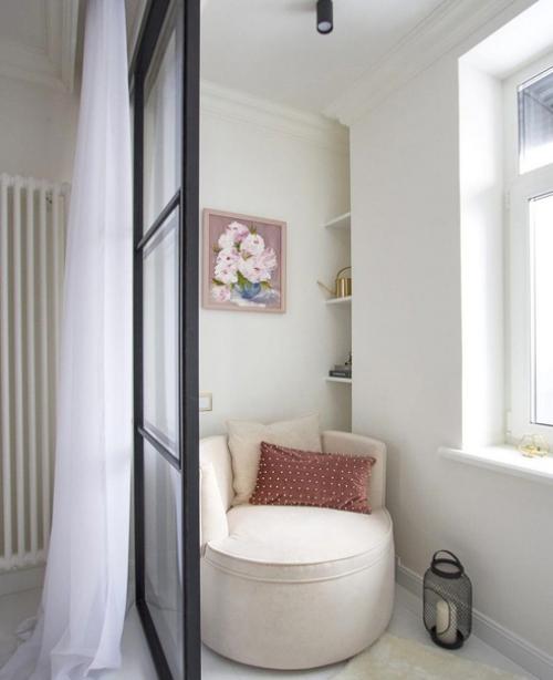 Нежная кухня - гостиная площадью 18 м 2. 02