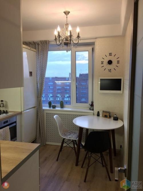 Хорошо, аккуратно.  Наконец - то на маленькой кухне мойку и плиту установили на расстоянии. 05