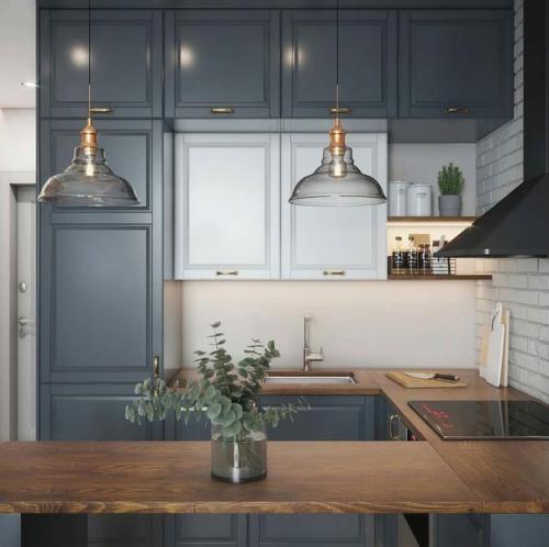 Замечательное сочетание цветов для интерьера кухни. 03