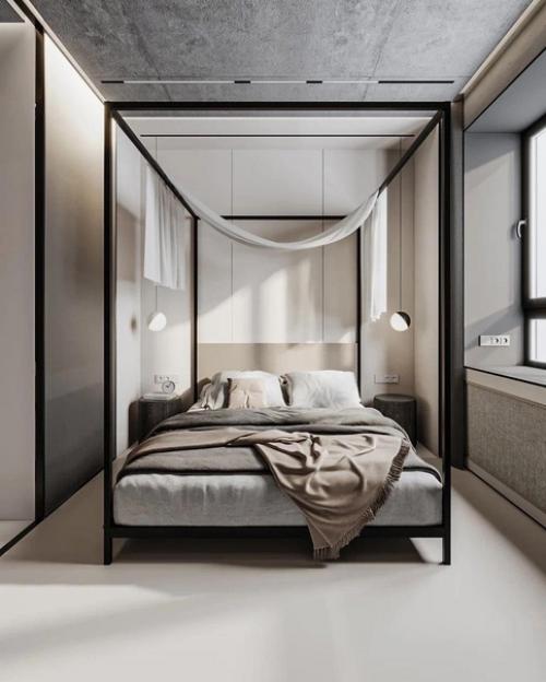 Немного брутальный интерьер.