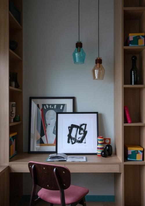 Современная квартира студия площадью 34 кв. 05