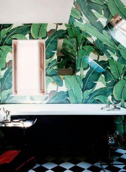 Варианты чем можно плитку в ванной комнате и санузле заменить. 04