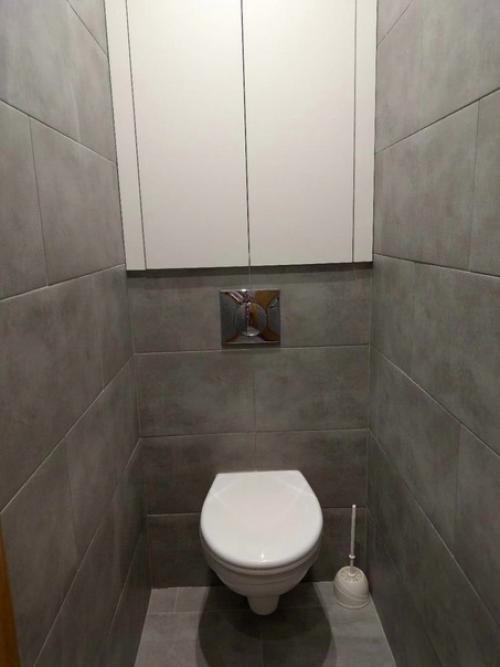 Вот так красиво преобразили ванную комнату и санузел. 04