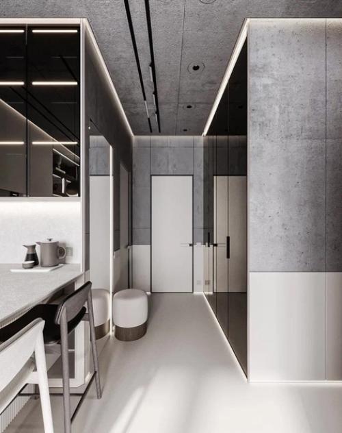 Немного брутальный интерьер. 07