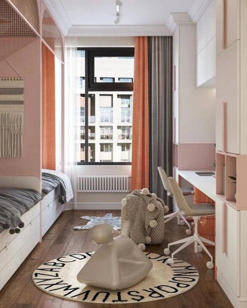 Эта комната была создана для двух сестренок. 04