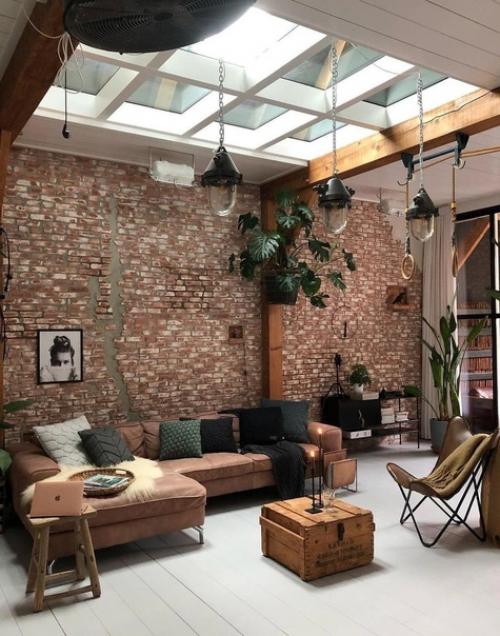 Интерьер в стиле лофт. 01