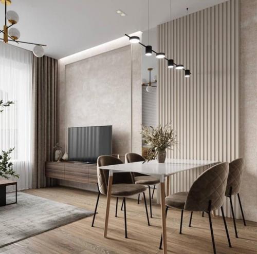 Интерьер всегда останется актуальным, если сделать его сдержанным. 06