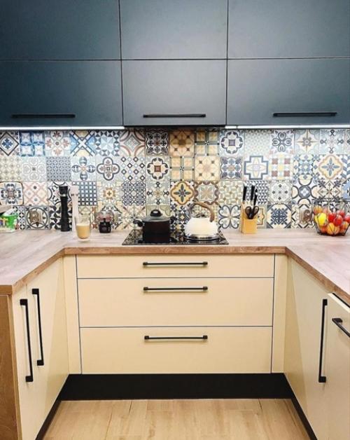 Плиточка в стиле печворк, она все еще в тренде. 03