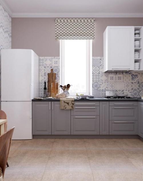 Плиточка в стиле печворк, она все еще в тренде. 05