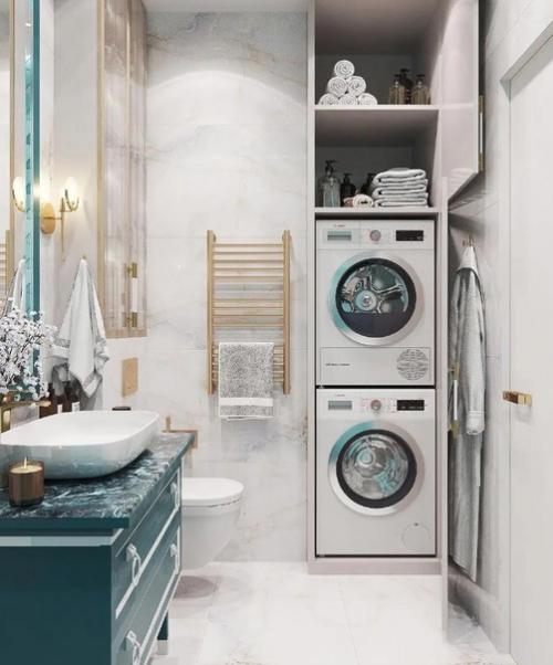 Оформление ванной комнаты и санузла. 03