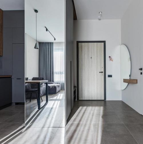 Рассматривая этот интерьер даже не сразу и понятно, что это маленькая однушечка. 01