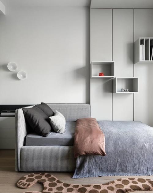 Интересное оформление детской комнаты. 04