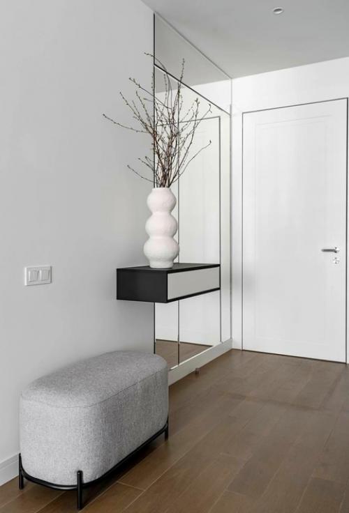 Монохромная минималистичная квартира в Москве. 08