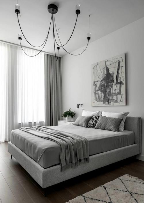 Монохромная минималистичная квартира в Москве. 04