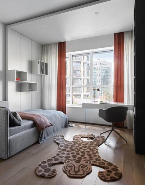 Интересное оформление детской комнаты. 03