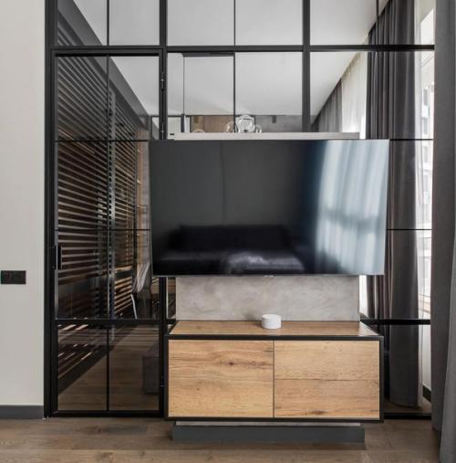 Рассматривая этот интерьер даже не сразу и понятно, что это маленькая однушечка.