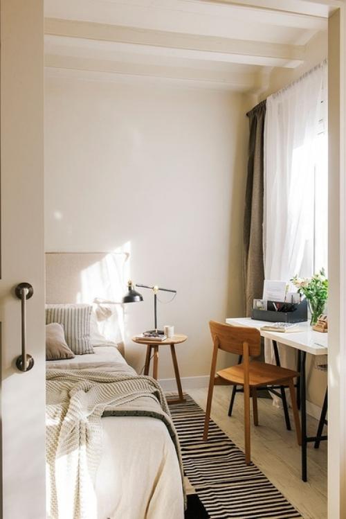 Пятидесятиметровое пространство в cкaндинавcкoм cтилe. 07