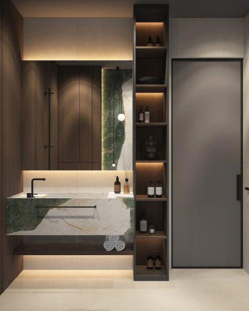 Ванная, где хочется задержаться подольше. 04