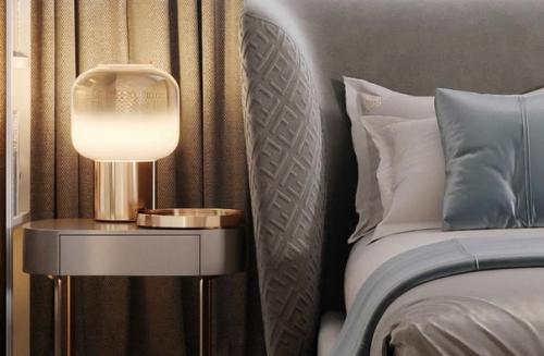 Современный интерьер спальной комнаты. 03