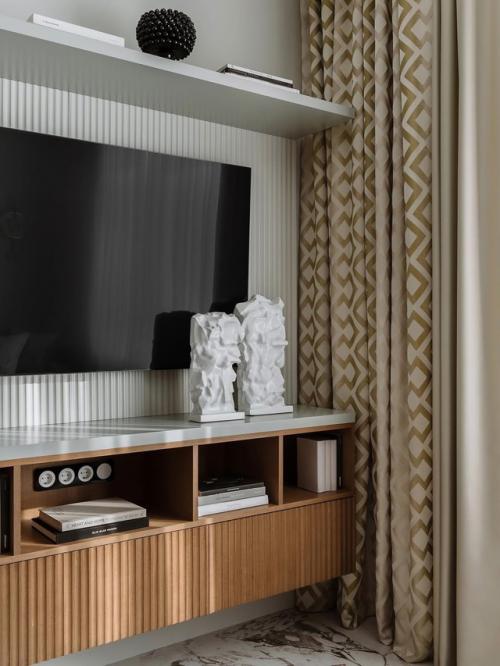 Изумруд и мрамор: эффектный интерьер для студентки. 03