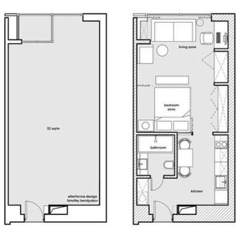 Небольшая квартира. Оформленная весьма уютно. 07