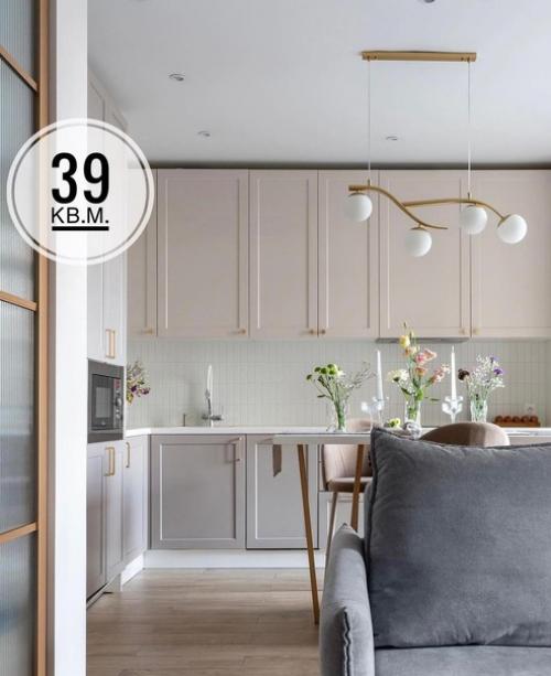 Небольшая квартира площадью 39 м 2.