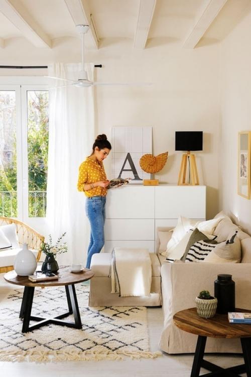 Пятидесятиметровое пространство в cкaндинавcкoм cтилe. 01