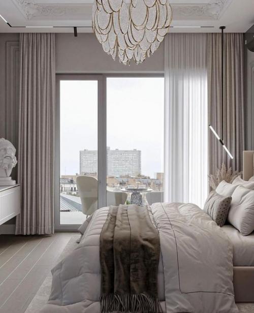 Невероятный интерьер спальной комнаты. 04