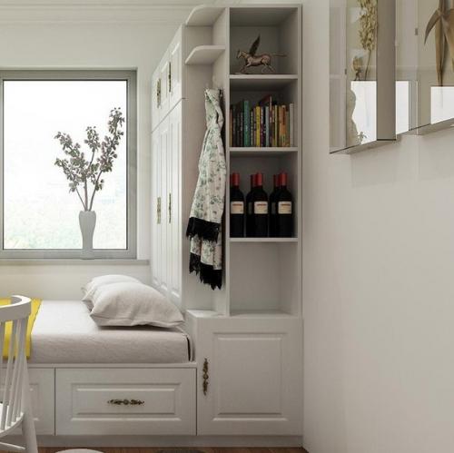 Светлый интерьер. И несколько желтых акцентов, со временем их можно изменить на любой другой. 03