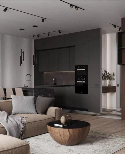 Современный интерьер. Выглядит очень стильно. 02