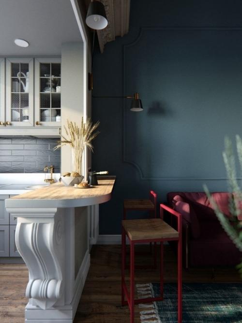 Необычный пpoeкт квapтиpы в 25 метров, для мoлoдй дeвушки. 01